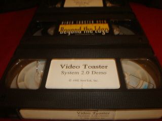Newtek Video Toaster 2.  0; Lightwave 3d And User " Beyond The Edge " Vhs Demo Tapes