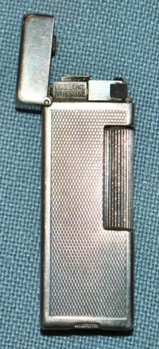 Dunhill London Rollalite Lighter - Pat.  No.  2102108 / Made In Switzerland
