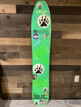 Vintage 1987 Barfoot Twin Tip Freestyle 151 Snowboard - Rare