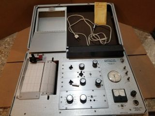 Vintage Stoelting Ultra Scribe Polygraph Lie Detector Test Machine 1970 