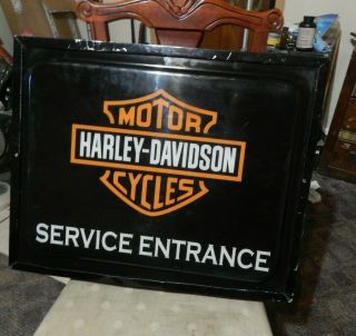 Two Sided Harley Davidson Lighted Sign