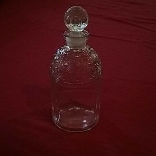 Vintage Guerlain Perfume Bee Bottle With Stopper 5 " Tall Made In France Empty