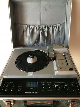 Vanrock (atom) E101 Japanese Portable Record Cutting Machine Vinyl Cutter Lathe