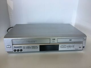 Panasonic Pv - D4744s Dvd Player Vhs Vcr Combo Player - No Remote