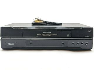 Toshiba Vcr W - 422 Vhs Player Video Cassette Recorder 4 Head