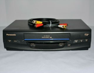 Panasonic Pv - V4020 4 Head Vcr Plus Vhs Player Recorder No Remote & Cable