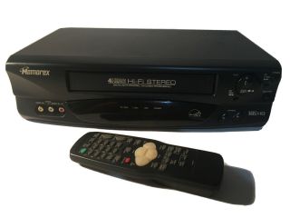 Memorex Vcr Mvr4049 4 Head Hifi Vhs Player With Remote