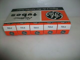 Nos Sleeve Of 5 Ge 50l6 Tubes