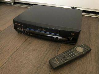 Panasonic Pv - 8402 Vcr Video Cassette Recorder With Remote & Great