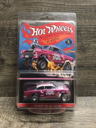 Hot Wheels Rlc Candy Striper Chevy 55 Bel Air Gasser 0274/4000 Lower Number Rare