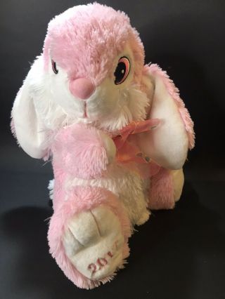 Dan Dee Bunny Rabbit Pink 14 " Sitting 2017 Soft And Huggable