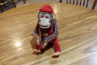 Vintage Multi Action Jolly Chimp Battery Operated Toy