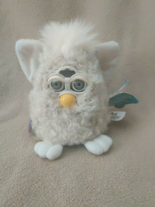 Furby Babies White Curly Tiger 1999 See Video