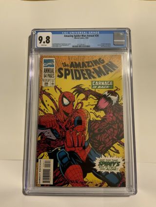 The Spider - Man Annual 28.  Cgc 9.  8 Wp.