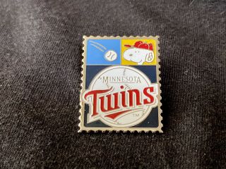 Minnesota Twins Pin Peanuts Pin Mlb Pin “rare Only 500 Made”