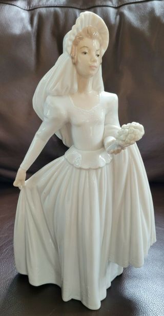 Nao By Lladro Daisa 1994 Large The Bride,  My Day Figurine