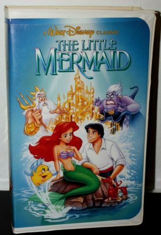 The Little Mermaid Walt Disney Black Diamond Animated Classic Vhs Movie
