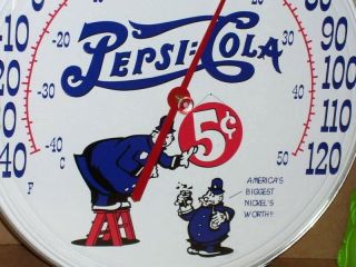 Peter & Pepsi - The Pepsi - Cola Policeman / Cops - - - Round 5c Thermometer - -