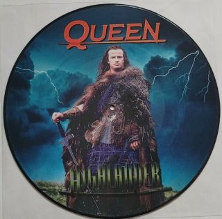 12 " Lp Picture Vinyl Queen - Highlander - - Freddie Mercury Aerosmith