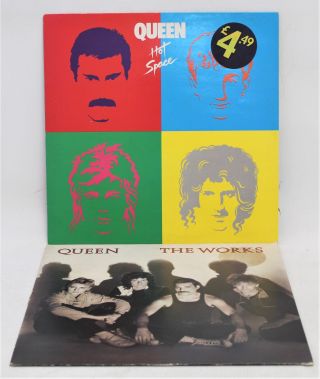2 X Queen (freddie Mercury) Vinyl Lps Inc: 
